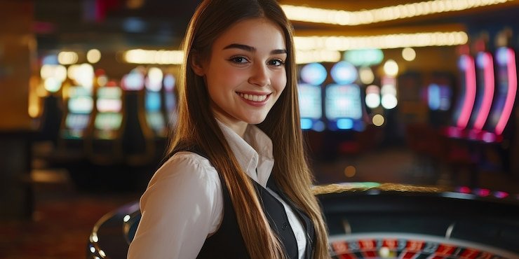 Pengguna menggunakan aplikasi captogel dengan jaringan internet pribadi yang aman di smartphone